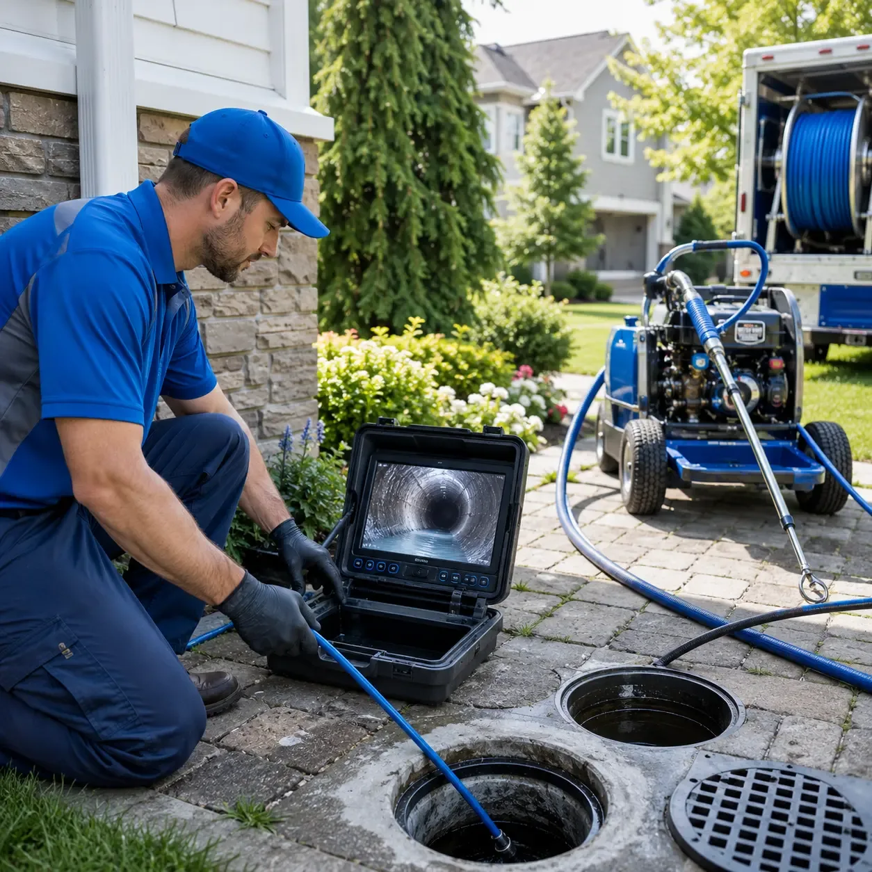 Outdoor drain cleaning professionals serving Twin Bridges, CA